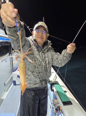 ５月２６日　駿河湾沼津沖夜ムギイカの釣果